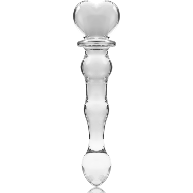NEBULA SERIES BY IBIZA - MODELL 21 DILDO BOROSILIKATGLAS 20,5 X 3,5 CM KLAR – Bild 3