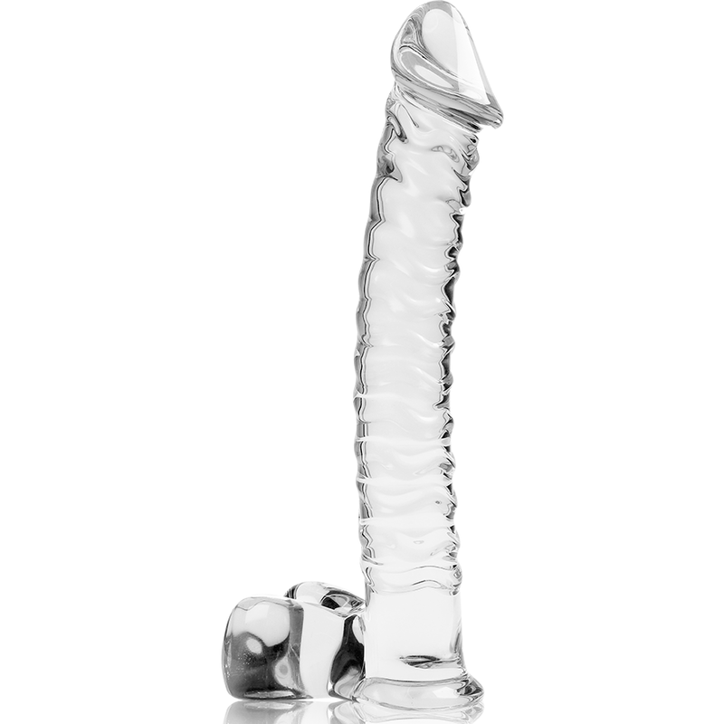 NEBULA SERIES BY IBIZA - MODELL 23 DILDO BOROSILIKATGLAS 21,5 X 4 CM KLAR – Bild 3