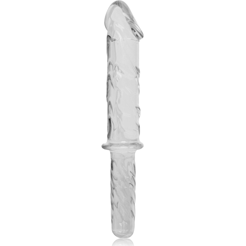 NEBULA SERIES BY IBIZA - MODELL 24 DILDO BOROSILIKATGLAS 28,5 X 5 CM KLAR – Bild 3