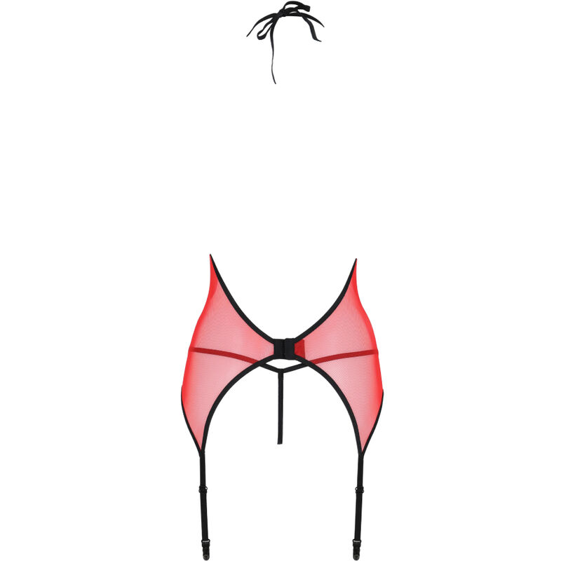 PASSION - PEONIA CORSET EROTIC LINE ROJO S/M – Bild 5