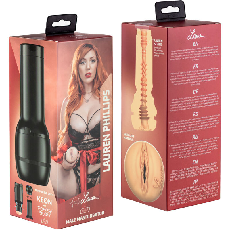 img_155063_b5ac037388dd66aba0fca548a85da667_1.jpg KIIROO - FEEL LAUREN PHILLIPS STARS COLLECTION STROKERS POWERBLOW KOMPATIBEL