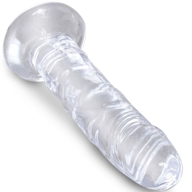 KING COCK - CLEAR REALISTISCHER PENIS 15.5 CM TRANSPARENT – Bild 3
