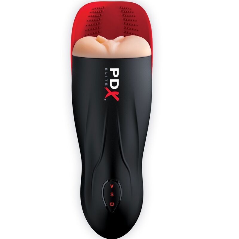 PDX ELITE - STROKER FUCK-O-MATIC VAGINA DOPPELVIBRATION, PENIS HODEN – Bild 2