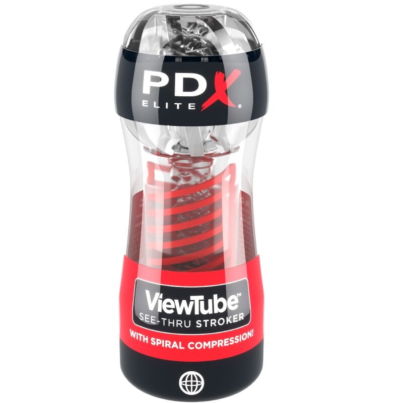 img_155671_965abadbc3aebe32886354e4fe3699bc_1.jpg PDX ELITE - STROKER VIEWTUBE 2 SPIRALKOMPRESSION TRANSPARENT