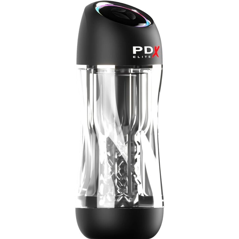 PDX ELITE - STROKER VIEWTUBE PRO VIBRATOR TRANSPARENT – Bild 2