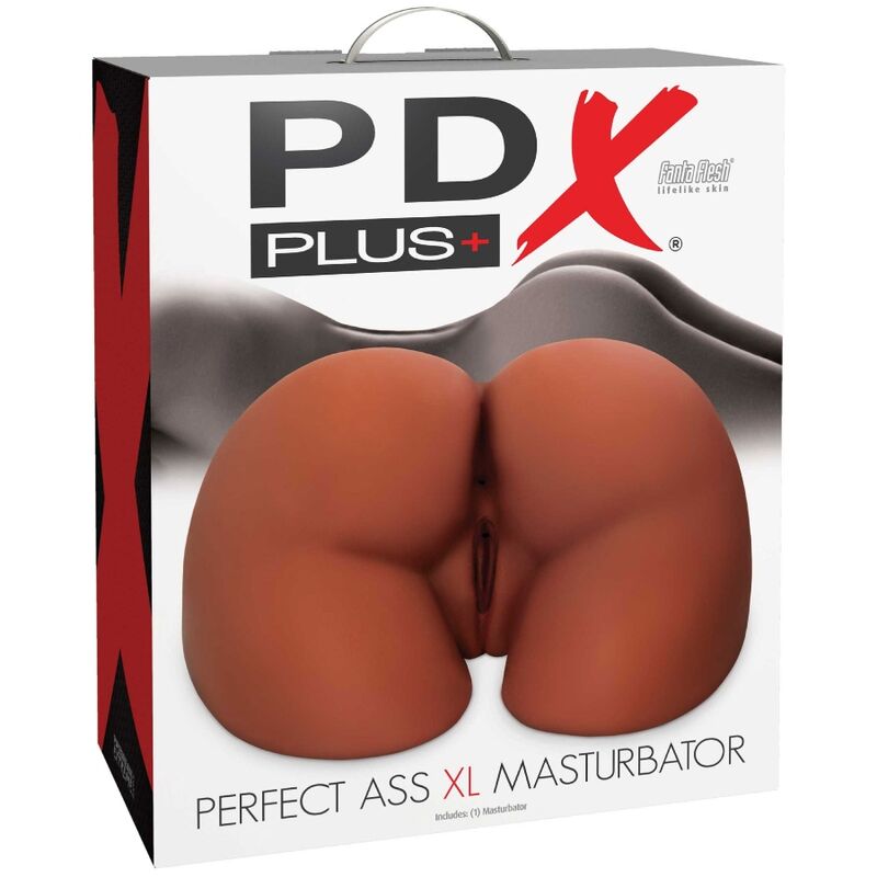PDX PLUS - PERFECT ASS XL DOPPELTER EINGANGS-BRAUN-MASTURBATOR – Bild 4