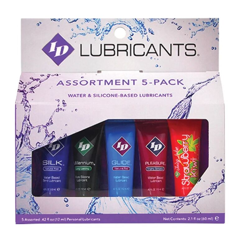 img_157478_2dbcbd10670c79bcde7772dac9d0bdab_1.jpg ID JUICY LUBE - SORTIERT 5X SCHMIERMITTEL, TUBE PACK 12 ML