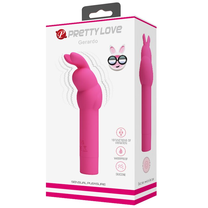 PRETTY LOVE - GERARDO FUSCHIA KANINCHEN-SILIKONVIBRATOR – Bild 5