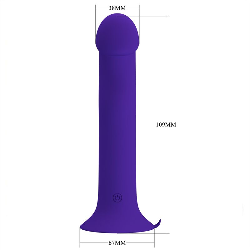 PRETTY LOVE - MURRAY YOUTH VIBRIERENDER DILDO WIEDERAUFLADBARER VIOLETT – Bild 4