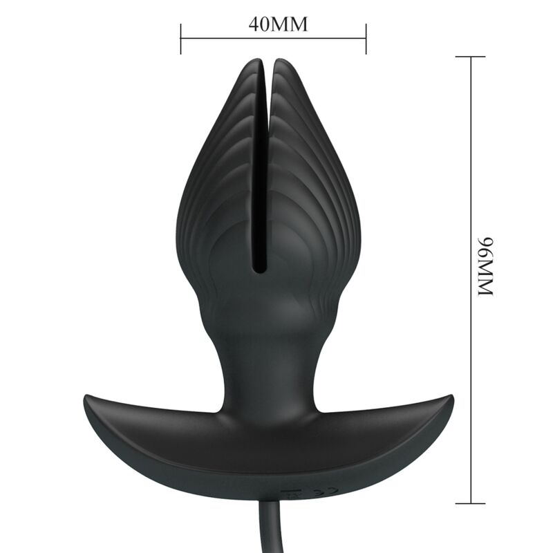 PRETTY LOVE - AUFBLASBARER WIEDERAUFLADBARER ANALPLUG – Bild 5