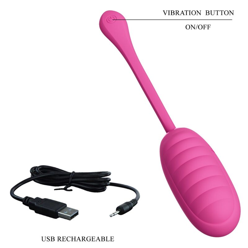 PRETTY LOVE - CATALINA PINK WIEDERAUFLADBARES VIBRIERENDES EI APP – Bild 5