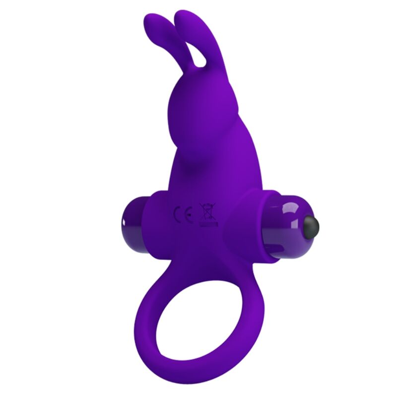 PRETTY LOVE - VIBRATORRING I KANINCHEN FÜR LILA PENIS – Bild 3