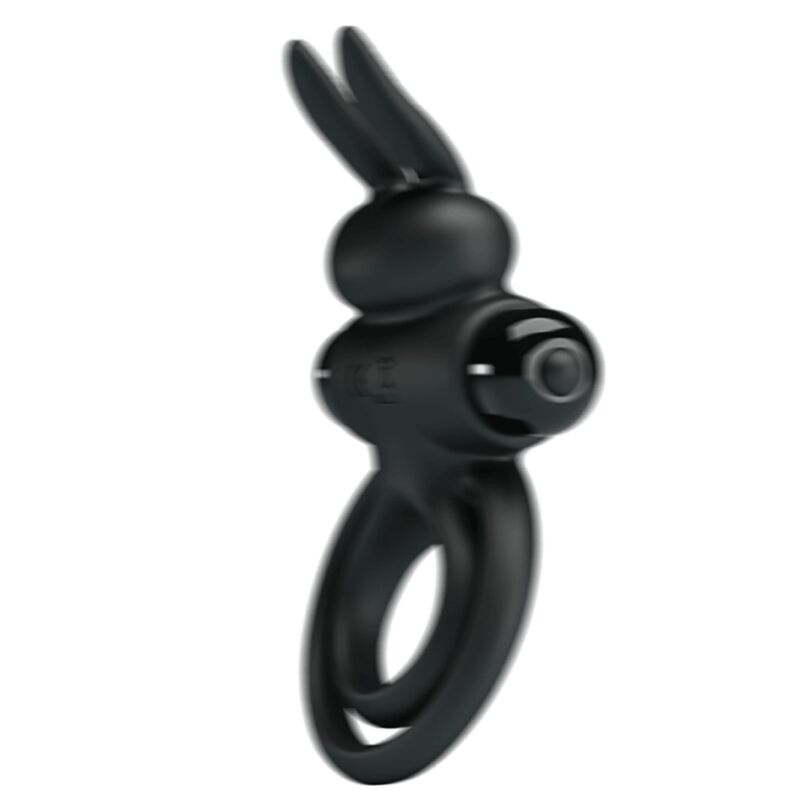 PRETTY LOVE - VIBRATOR III KANINCHENRING FÜR SCHWARZEN PENIS – Bild 5