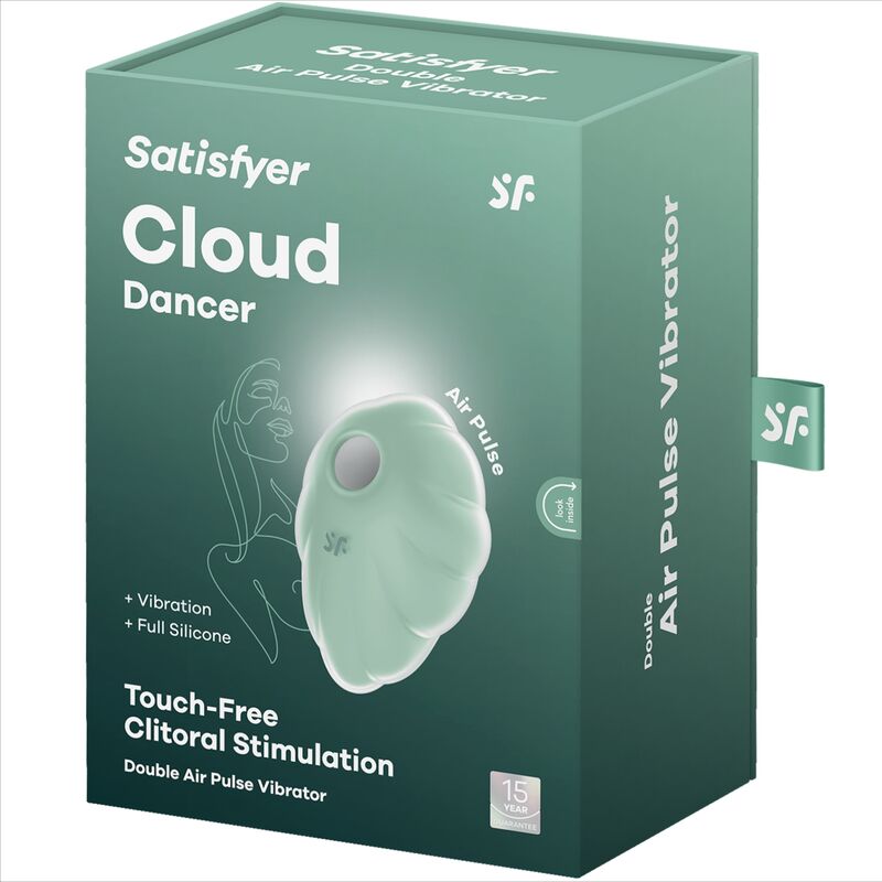 SATISFYER - CLOUD DANCER VERDE VIBRADOR AIR – Bild 5