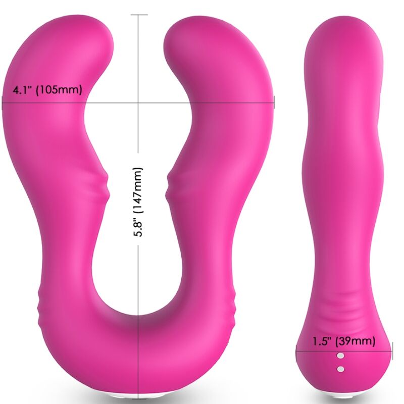 ARMONY - SERAPH VIBRATOR DOPPELTE FERNBEDIENUNG FUCHSIA – Bild 3