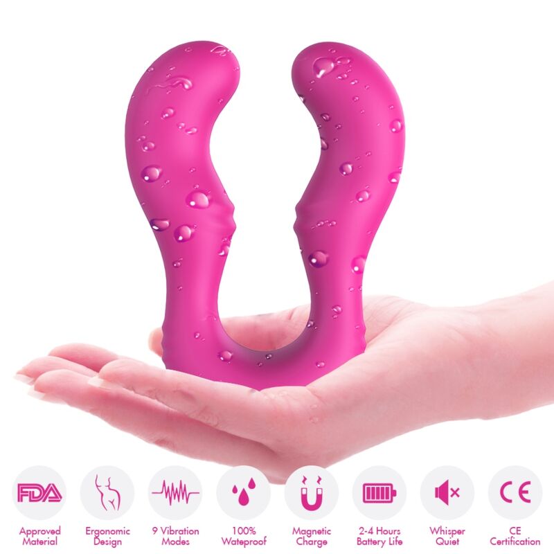 ARMONY - SERAPH VIBRATOR DOPPELTE FERNBEDIENUNG FUCHSIA – Bild 4