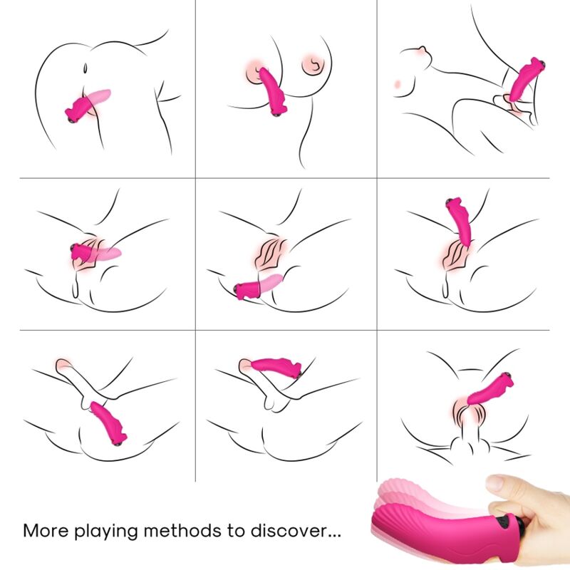 ARMONY - AURORA VIBRATOR FINGER FUCHSIA – Bild 4