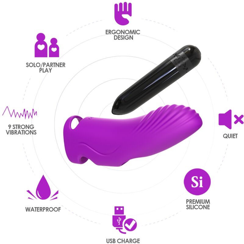 ARMONY - AURORA VIBRATOR FINGER FUCHSIA – Bild 2