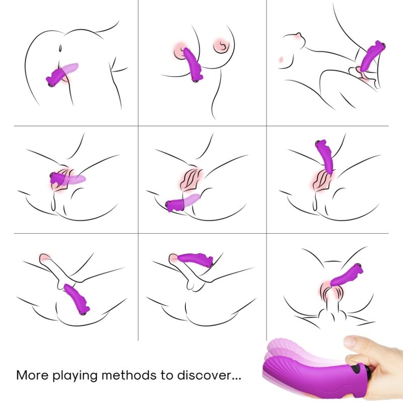 ARMONY - AURORA VIBRATOR FINGER LILA – Bild 4