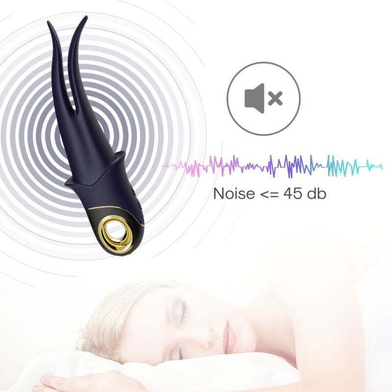 ARMONY - SHADOW VIBRATOR DOPPELKOPF TEASING BLAU – Bild 4