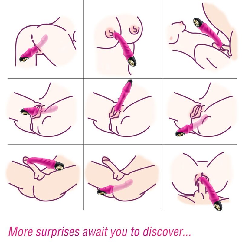 ARMONY - JOYBLADE DILDO VIBRATOR ROTATOR FUCHSIA – Bild 4