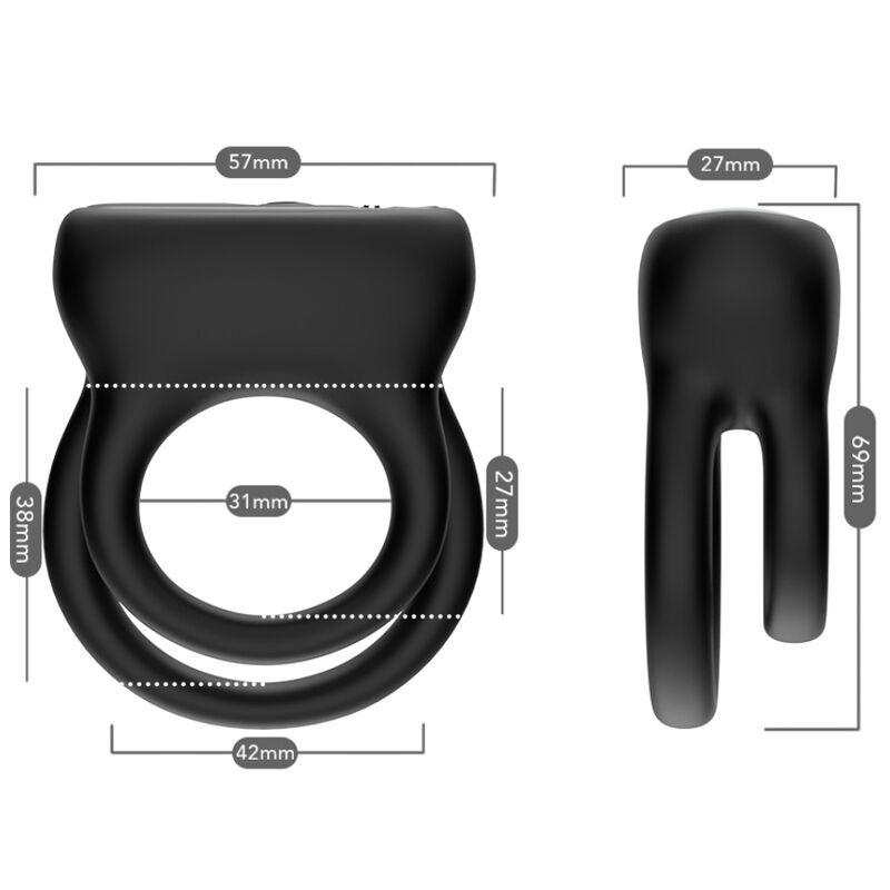 ARMONY - DOPPELRINGVIBRATOR SCHWARZ – Bild 4