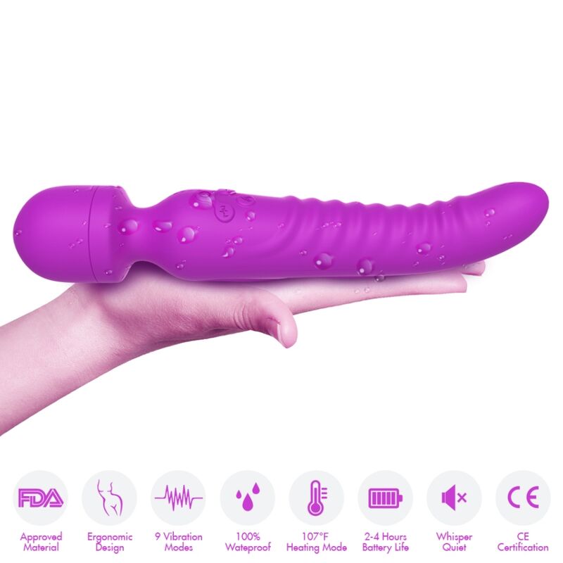 ARMONY - MISSION MASSAGER VIBRATOR WÄRMEEFFEKT LILA – Bild 2
