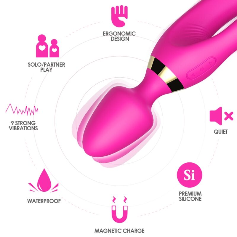 ARMONY - MASSAGER VIBRATOR RABBIT FUCHSIA – Bild 2