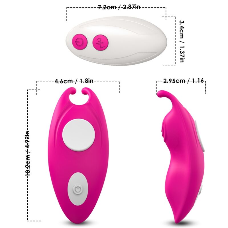 ARMONY - HONEYBEE TRAGBARES HÖSCHENVIBRATOR G-SPOT FUCHSIA -KOSTENLOSE APP