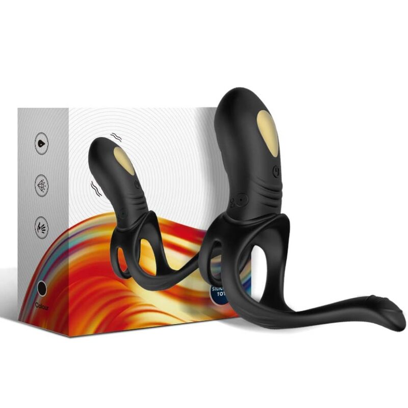 ARMONY - JOY JUMPER RINGVIBRATOR FÜR PAARE  ANALPLUG FERNBEDIENUNG SCHWARZ