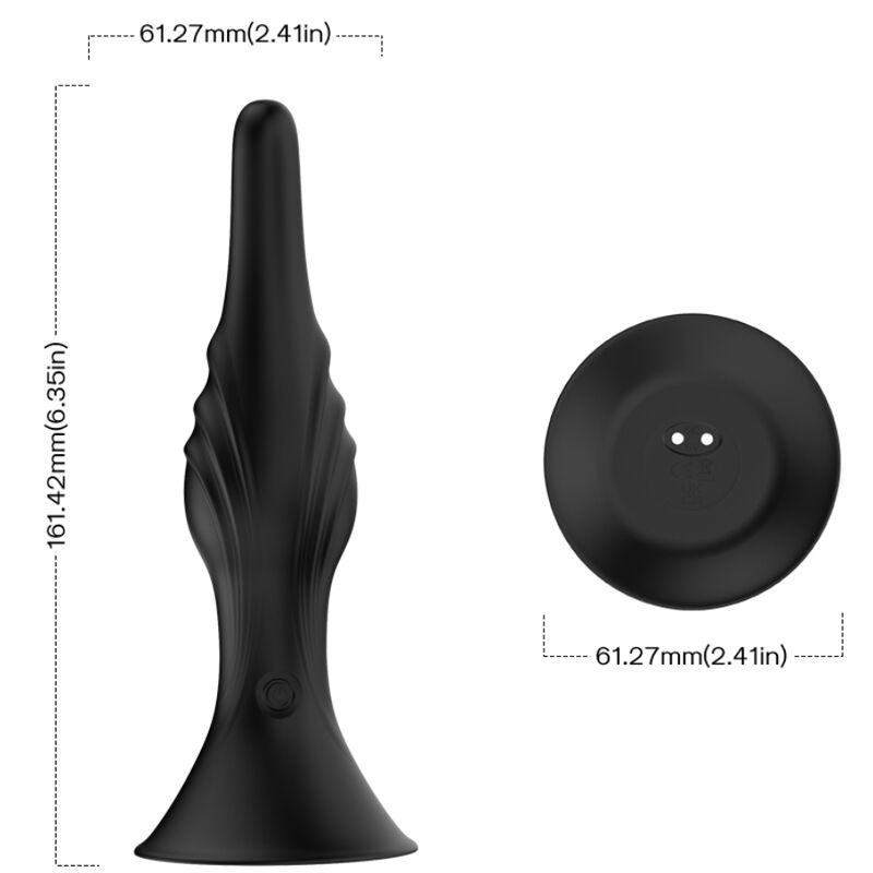 ARMONY - VIBRATOR ANALPLUG FERNBEDIENUNG SCHWARZ – Bild 3