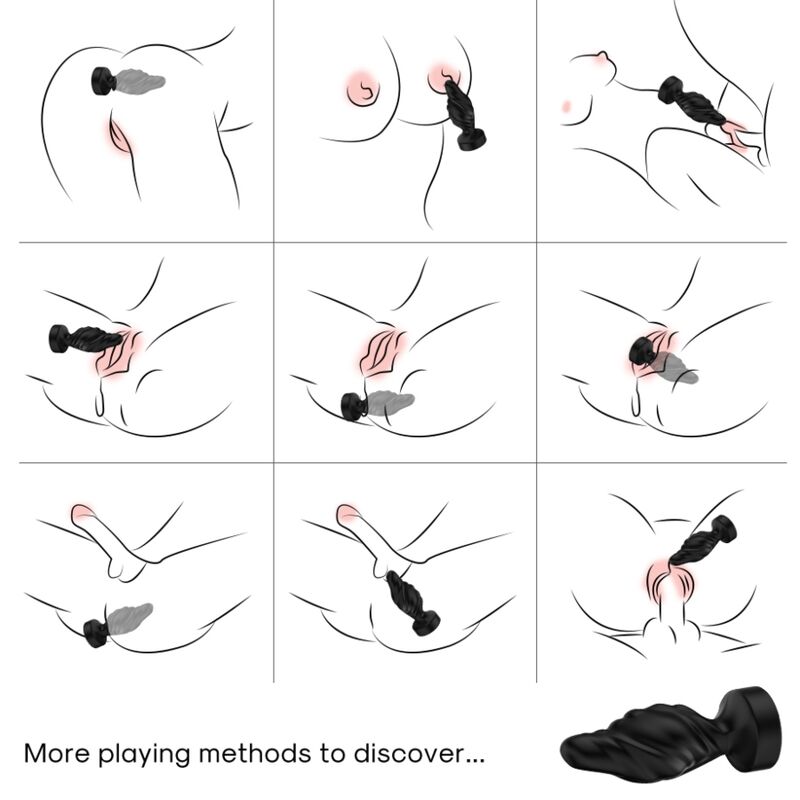 ARMONY - VIBRATOR ANALPLUG FERNBEDIENUNG SCHWARZ – Bild 2