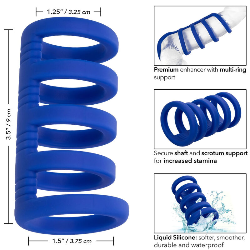 CALEXOTICS - ADMIRAL XTREME CAGE BLAU – Bild 4