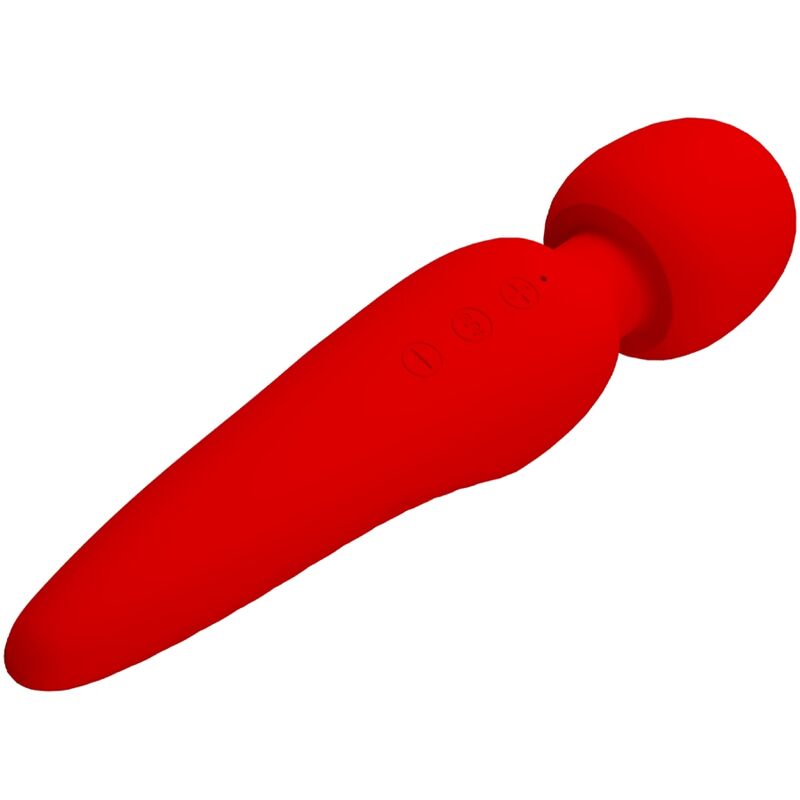 PRETTY LOVE - MEREDITH MASSAGER 12 VIBRATIONSMODI ROT – Bild 2