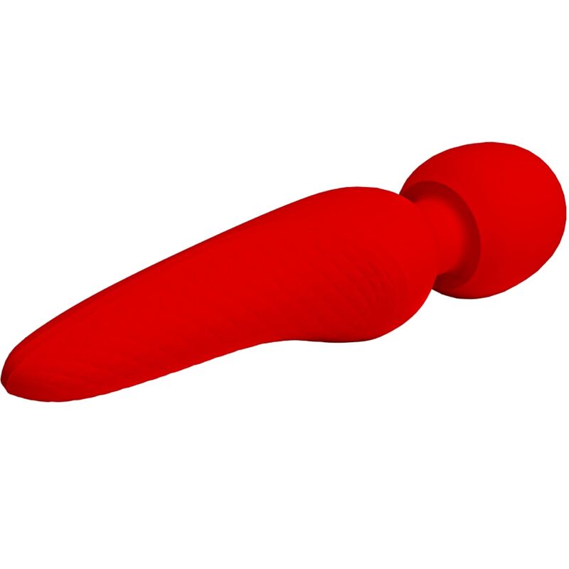 PRETTY LOVE - MEREDITH MASSAGER 12 VIBRATIONSMODI ROT – Bild 4