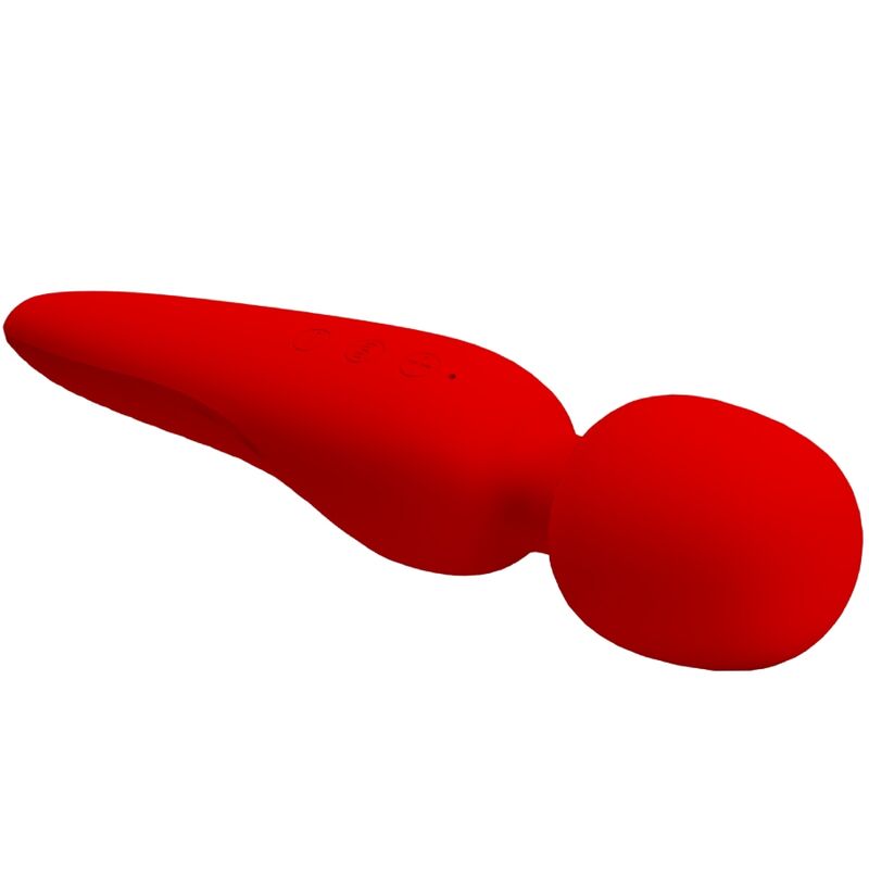 PRETTY LOVE - MEREDITH MASSAGER 12 VIBRATIONSMODI ROT – Bild 5
