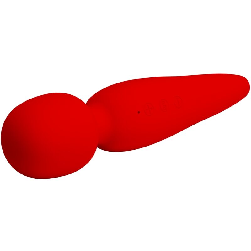 PRETTY LOVE - MEREDITH MASSAGER 12 VIBRATIONSMODI ROT – Bild 3
