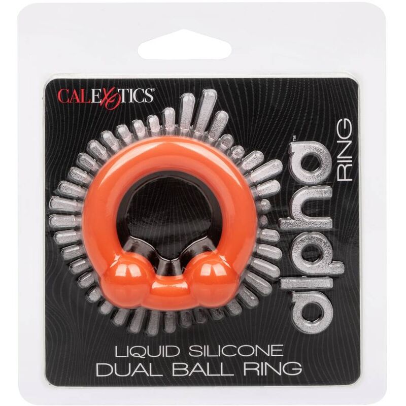 CALEXOTICS - ALPHA DUAL BALL RING ORANGE – Bild 2