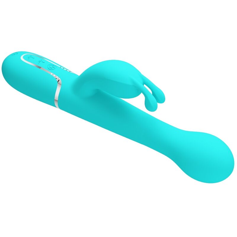PRETTY LOVE - DEJON RABBIT VIBRATOR 3 IN 1 MULTIFUNKTIONS-AQUAGRÜN – Bild 5