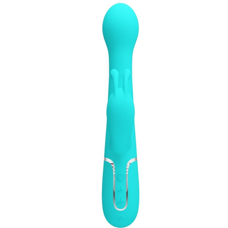 PRETTY LOVE - DEJON RABBIT VIBRATOR 3 IN 1 MULTIFUNKTIONS-AQUAGRÜN – Bild 2