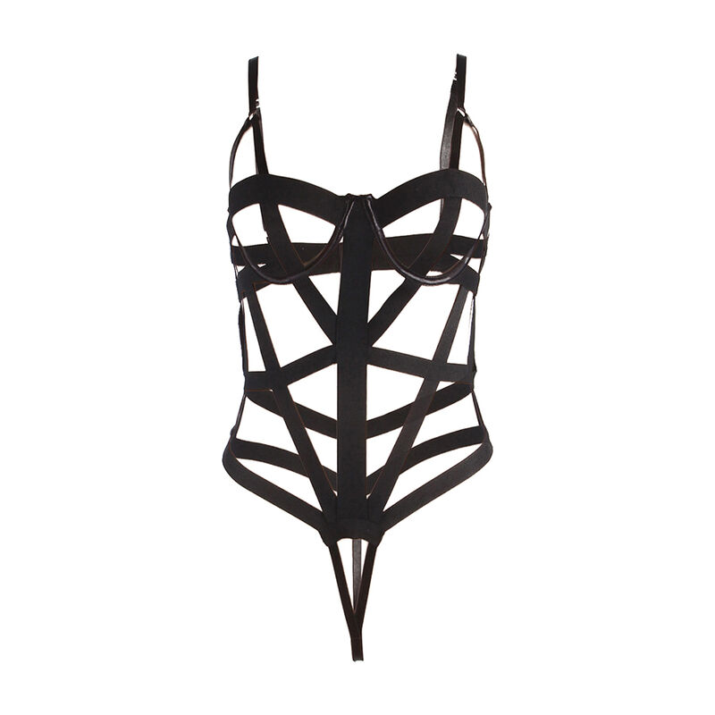 SUBBLIME - BODY SEXY CON RECORTES NEGRO S/M – Bild 4
