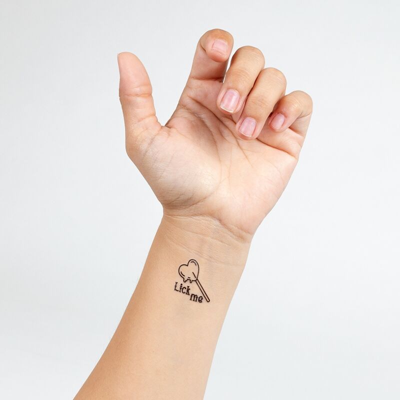 SECRET PLAY - SET MIT 10 TEMPORREN TATTOOS AUS DER CANDY COLLECTION – Bild 2