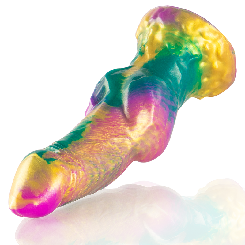 EPIC - IRIS DILDO MIT REGENBOGENFARBENEN HODEN DER VERGNÜGUNG – Bild 4