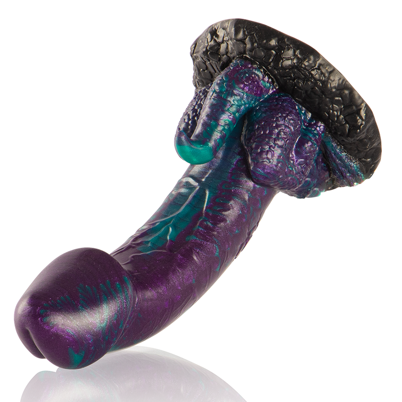 EPIC - BASILISK DILDO DOPPELT SCHUPPIG VERGNÜGEN, KLEINE GRÖSSE – Bild 4