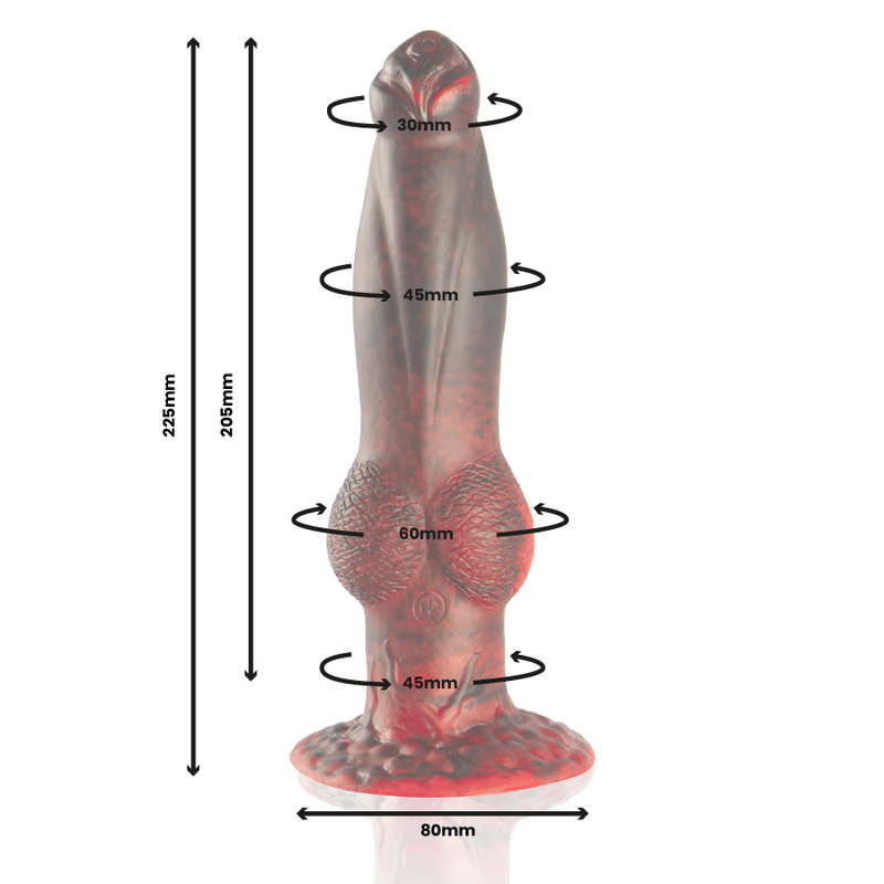 EPIC - PROMETHEUS DILDO TITAN IN FLAMES WIEDERAUFLADBARE FERNBEDIENUNG – Bild 4