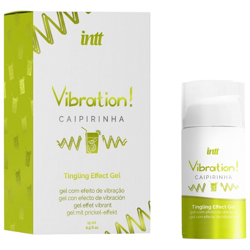 INTT - KRAFTVOLLES INTIMATIMULANS CAIPIRINHA FLÜSSIGE VIBRATORGEL 15 ML – Bild 2