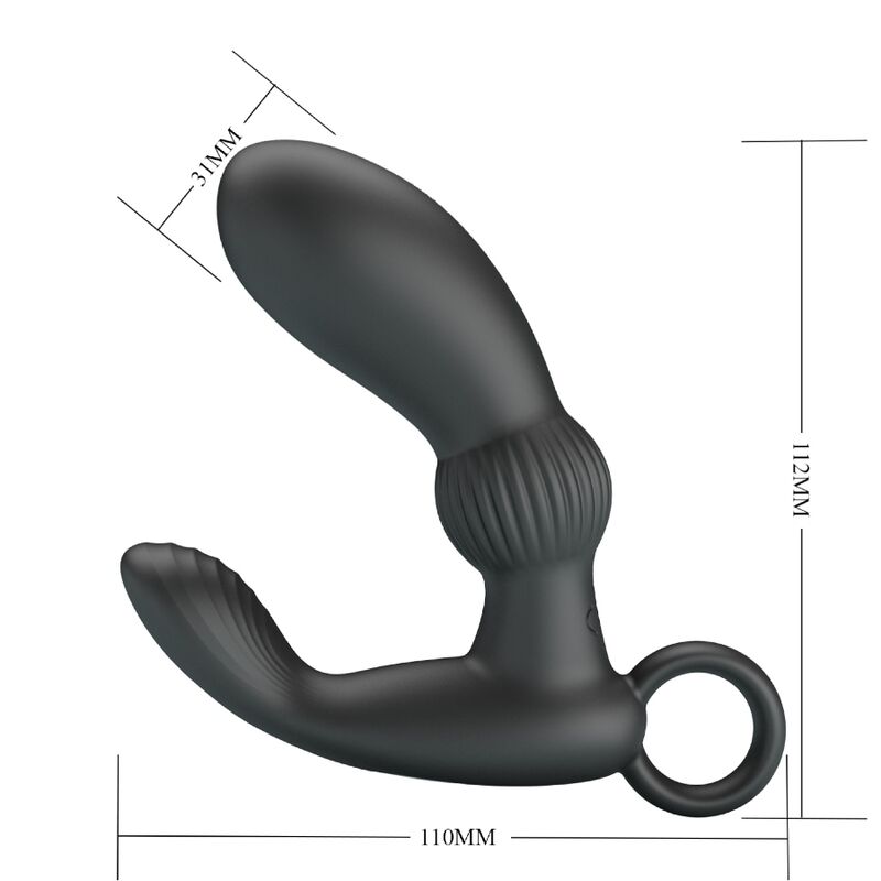 PRETTY LOVE - CAYLA ANALVIBRATOR-MASSAGER SCHWARZ – Bild 5