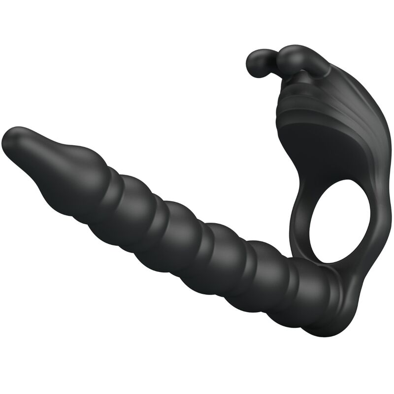 PRETTY LOVE - BLACKNEY PENISRINGE MIT VIBRATOR-PLUG – Bild 4