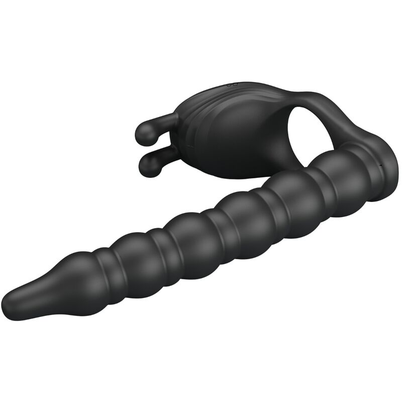 PRETTY LOVE - BLACKNEY PENISRINGE MIT VIBRATOR-PLUG – Bild 3