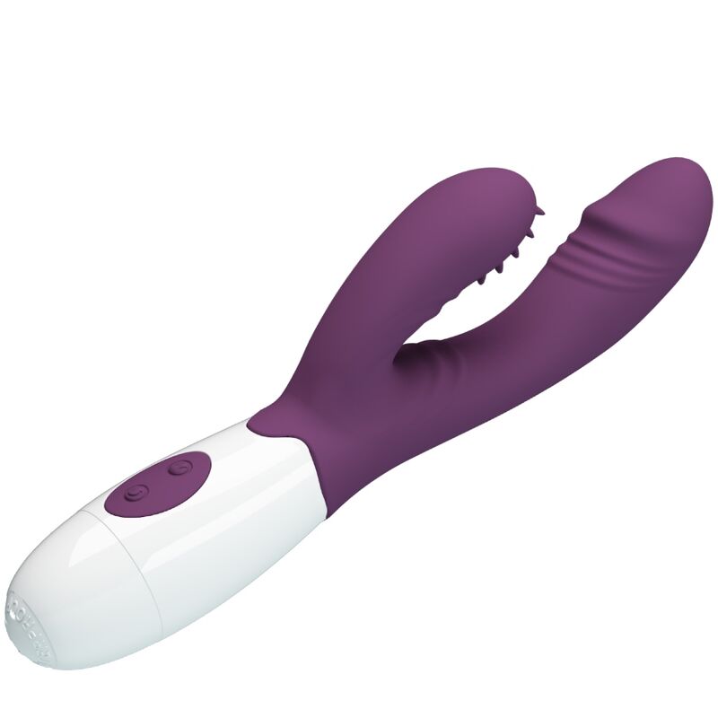 PRETTY LOVE - BUTTERFLY KISS RABBIT VIBRATOR G-SPOT STIMULATOR LILA – Bild 4